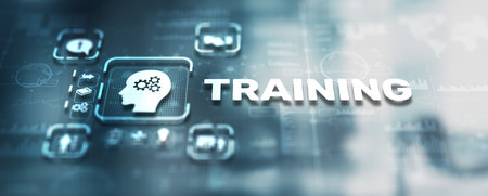 Training skill education concept. Universal backgroundの写真素材