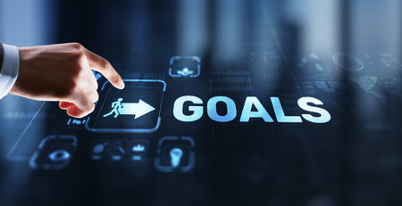 Teamwork Goals Strategy Business Support Conceptの写真素材
