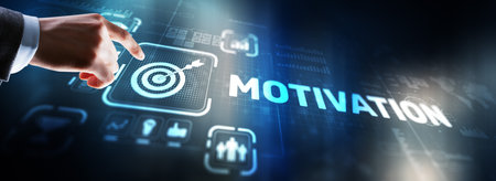 Motivation personality development concept. Achieving any goalsの写真素材