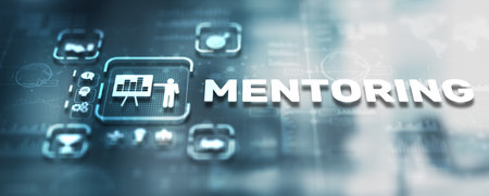 Mentoring Concept. Business Finance strategic partnershipの写真素材