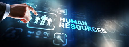 Modern Human Resources Hiring Job Occupation Concept. Business Technologyの写真素材