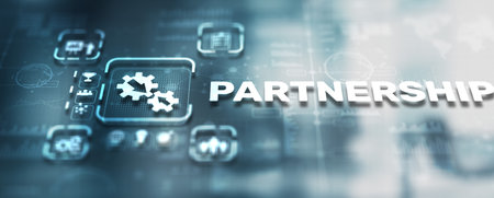 Partnership. Business cooperation concept 2023. Agreements on partnershipの写真素材