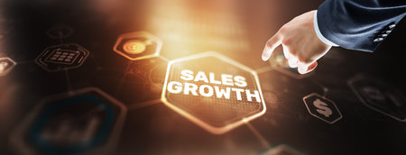 Business development to success and growing growth conceptの写真素材