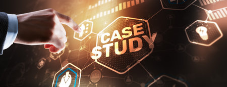 In the social and life sciences a case study conceptの写真素材