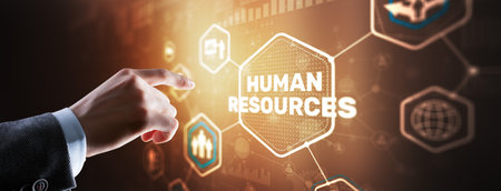 New Human resource management. HR. Team Building and recruitment conceptの写真素材