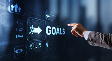 Teamwork Goals Strategy Business Support Conceptの写真素材