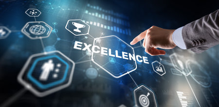 Business Excellence concept. Pursuit of excellence 2024の写真素材
