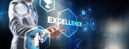 Business Excellence concept. Pursuit of excellence 2024の写真素材
