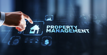 Property management. Maintenance and oversight of real estate and physical propertyの写真素材
