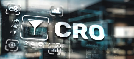 Conversion Rate Optimization. CRO Business Finance conceptの写真素材