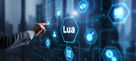 Lua Programming Language. Scripting programming languageの写真素材