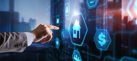 Property management business concept. Investment consulting marketing planの写真素材