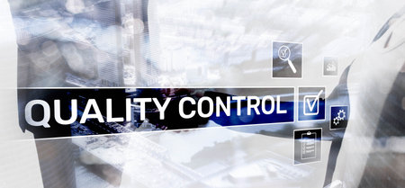 Quality control of business and technological processes. New quality control 2025の写真素材