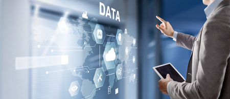 Cloud Computing, Data Storage and Security 2025 concept.の写真素材