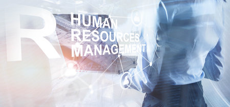 HR. Human resource and outsourcing concept. Team building innovative recruitment employee.