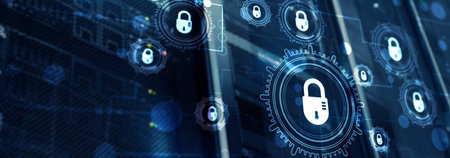 Cybersecurity Internet Information privacy Data protection. Virus and spyware defense.