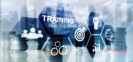 Training Webinar Business Internet Technology Concept.の写真素材