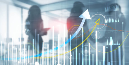 Trading and stock markets. Crypto trader investor background.
