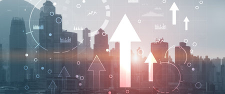 Diagram, Graph, Stock Trading, Investment dashboard. Finance concept.