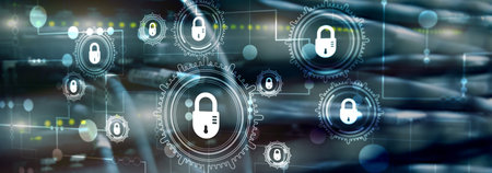 Cybersecurity Internet Information privacy Data protection. Virus and spyware defense.