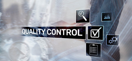 Quality control of business and technological processes. New quality control 2025.の写真素材