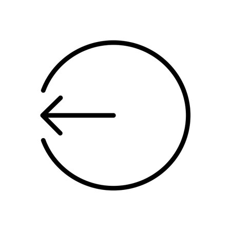 Line Icon Arrow, Direction, Design, Web In Simple Style. Vector sign in a simple style isolated on a white background. Original size 64x64 pixels.のイラスト素材