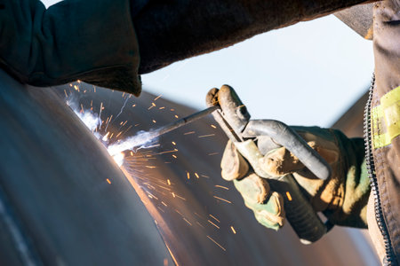 Shielded metal arc welding, manual metal arc weld, flux shielded arc weld or stick welding, is a...