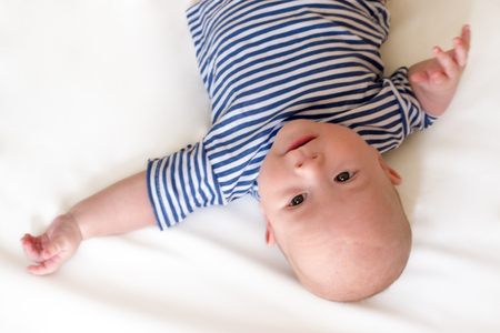 4 month old babyの写真素材