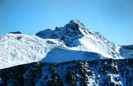 winter in mountainsの写真素材