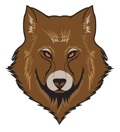 Wolf Vector Illustrationのイラスト素材