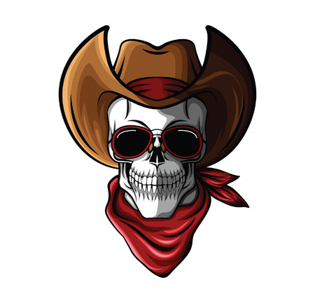 Skull Cowboyのイラスト素材