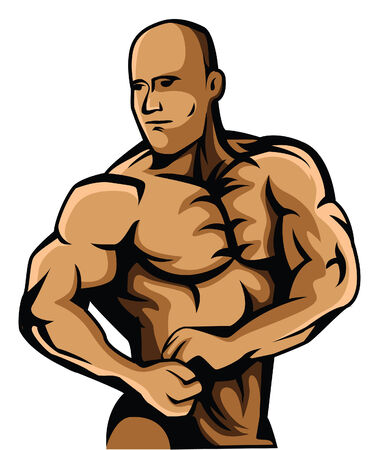 Body Builderのイラスト素材