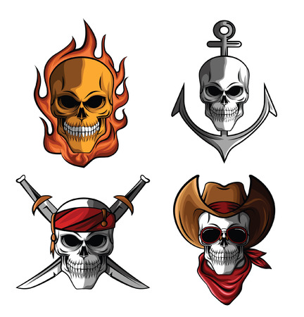 Skull Collectionのイラスト素材