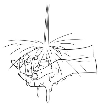 Washing Handのイラスト素材