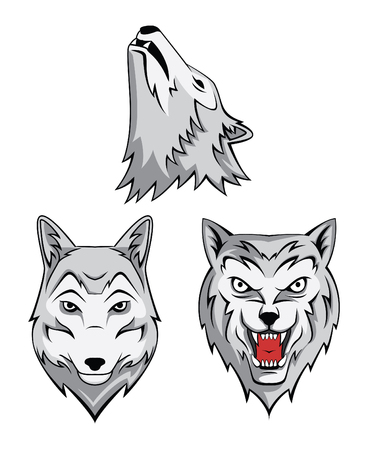 Wolfのイラスト素材