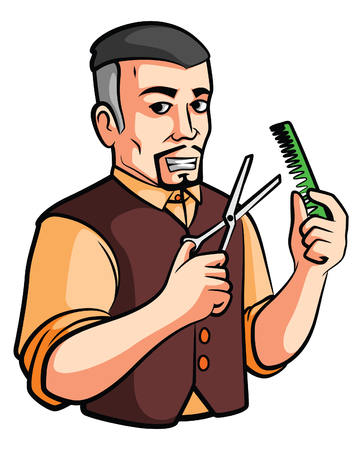Barber shopのイラスト素材