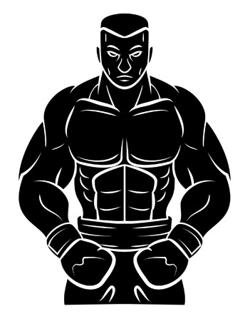 Boxer Playerのイラスト素材