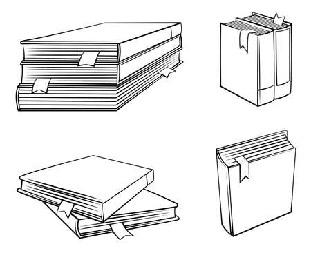 Book Symbol Set Collectionのイラスト素材