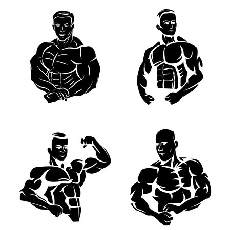 Tattoo Symbol Of Body Builderのイラスト素材