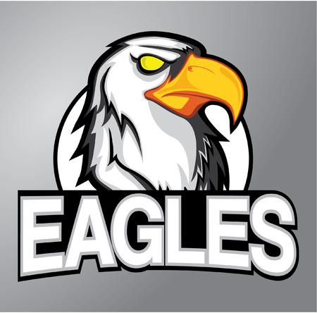 Eagles mascotのイラスト素材