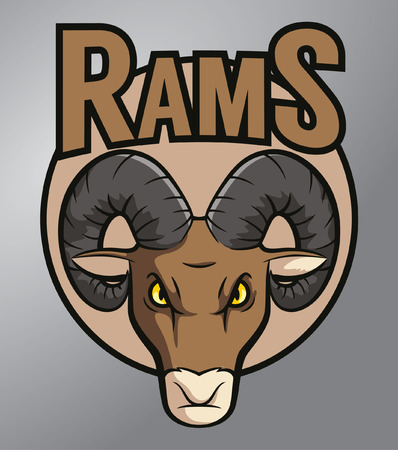 Ram mascotのイラスト素材