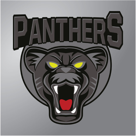 Panther mascotのイラスト素材
