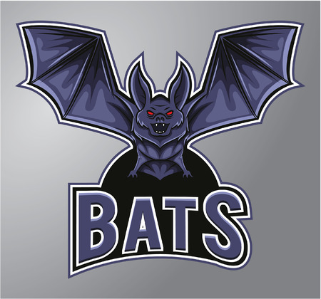 Bats Mascotのイラスト素材