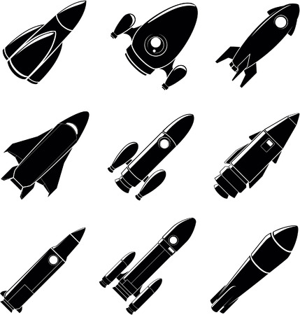 Rocket illustrationのイラスト素材