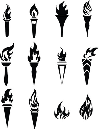 Torch symbolのイラスト素材