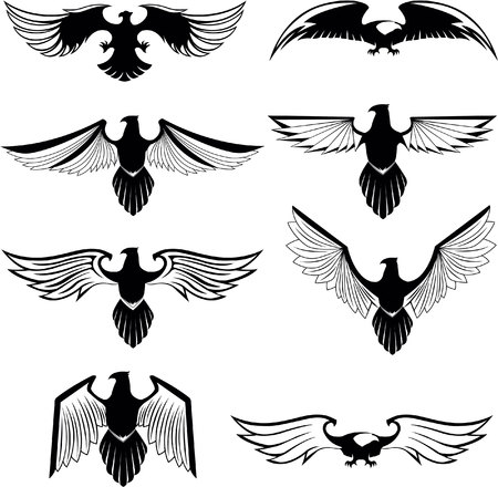 eagle symbolのイラスト素材