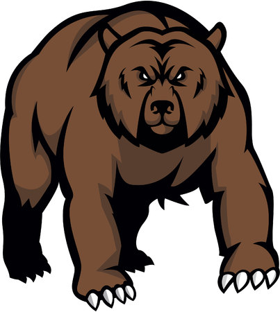 Bear Illustration designのイラスト素材