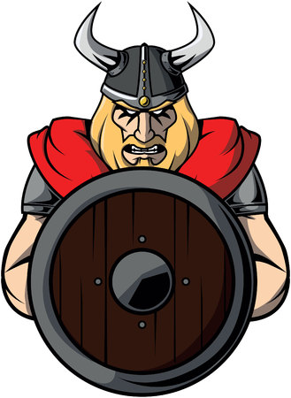 Viking warrior illustration designのイラスト素材