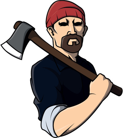 Lumberjack design vector illustrationのイラスト素材