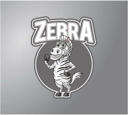 Zebra Illustration designのイラスト素材
